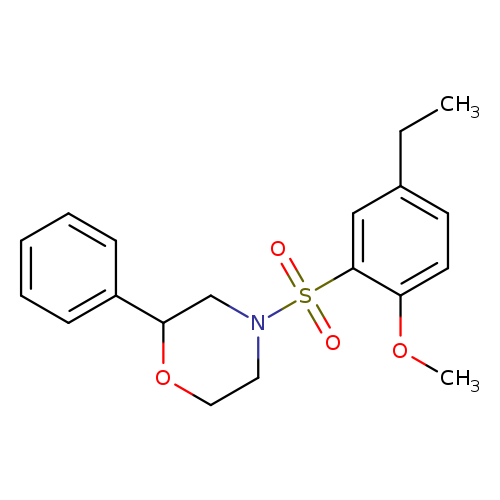 4-(5-ethyl-2-methoxybenzenesulfonyl)-2-phenylmorpholine