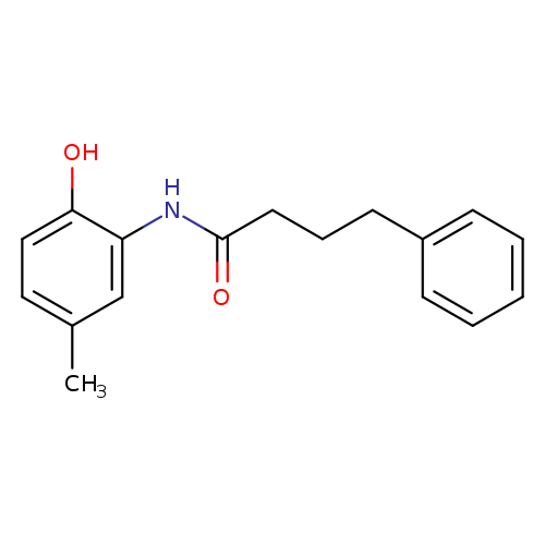 N-(2-hydroxy-5-methylphenyl)-4-phenylbutanamide