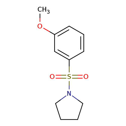 1-(3-methoxybenzenesulfonyl)pyrrolidine