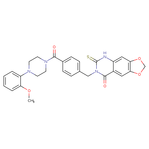 7-({4-[4-(2-methoxyphenyl)piperazine-1-carbonyl]phenyl}methyl)-6-sulfanylidene-2H,5H,6H,7H,8H-[1,3]dioxolo[4,5-g]quinazolin-8-one