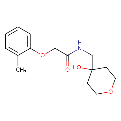 N-[(4-hydroxyoxan-4-yl)methyl]-2-(2-methylphenoxy)acetamide
