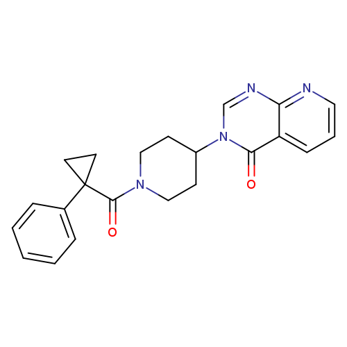 3-[1-(1-phenylcyclopropanecarbonyl)piperidin-4-yl]-3H,4H-pyrido[2,3-d]pyrimidin-4-one