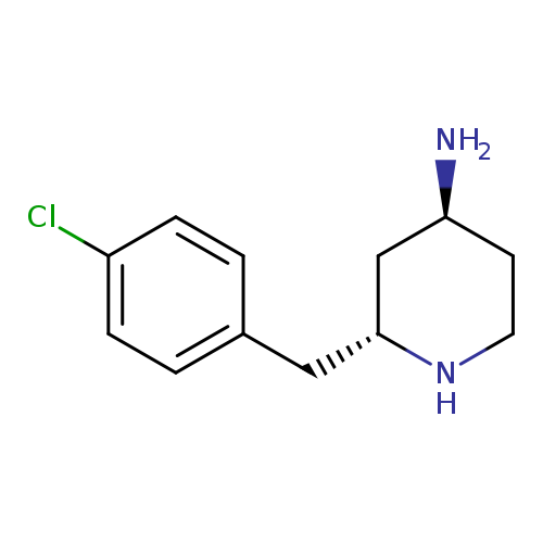 4-PiperidinaMine, 2-[(4-chlorophenyl)Methyl]-, (2R-trans)- (9CI)