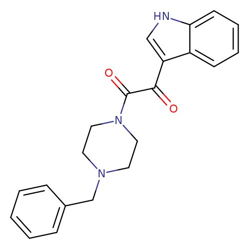 1-(4-benzylpiperazin-1-yl)-2-(1H-indol-3-yl)ethane-1,2-dione