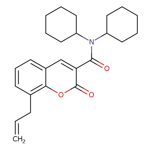 N,N-dicyclohexyl-2-oxo-8-(prop-2-en-1-yl)-2H-chromene-3-carboxamide