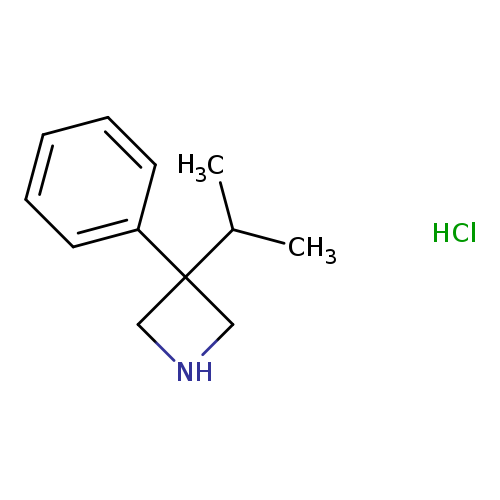3-phenyl-3-(propan-2-yl)azetidine hydrochloride