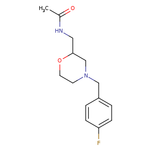 2-Acetylamidomethyl-4-(4-fluorobenzyl)morpholine