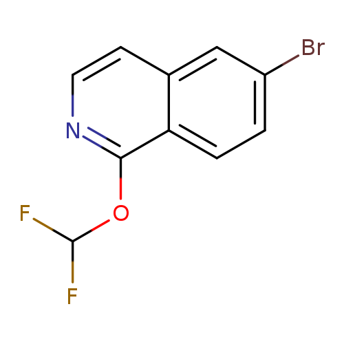 6-bromo-1-(difluoromethoxy)isoquinoline
