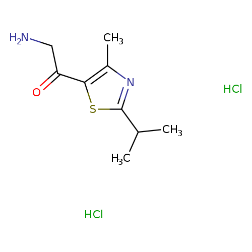 2-amino-1-[4-methyl-2-(propan-2-yl)-1,3-thiazol-5-yl]ethan-1-one dihydrochloride