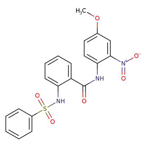 2-benzenesulfonamido-N-(4-methoxy-2-nitrophenyl)benzamide