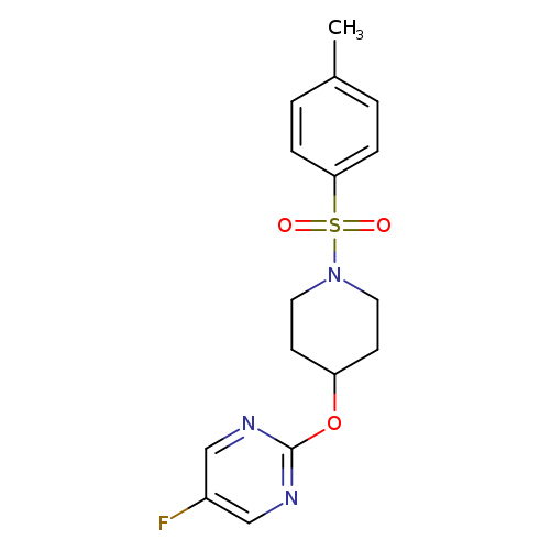 5-fluoro-2-{[1-(4-methylbenzenesulfonyl)piperidin-4-yl]oxy}pyrimidine