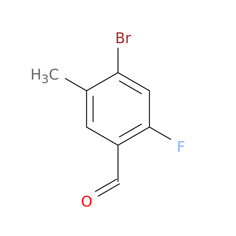 4-Bromo-2-fluoro-5-methylbenzaldehyde