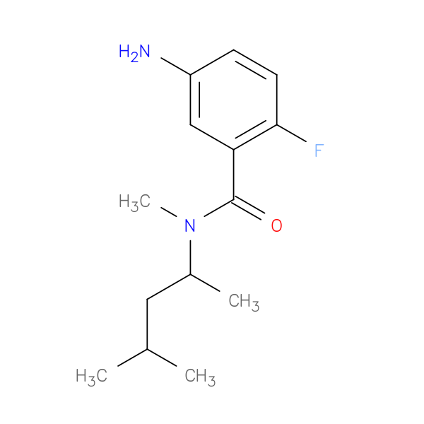 5-amino-2-fluoro-N-methyl-N-(4-methylpentan-2-yl)benzamide