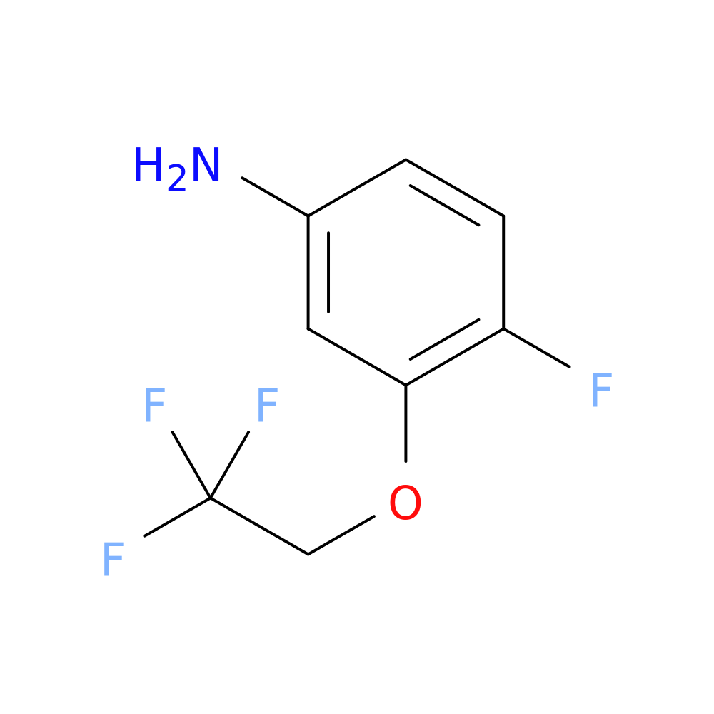 4-Fluoro-3-(2,2,2-trifluoroethoxy)aniline