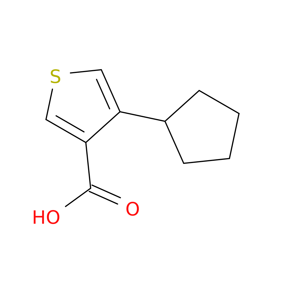4-cyclopentylthiophene-3-carboxylic acid