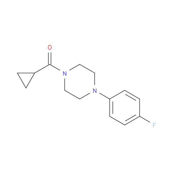 1-cyclopropanecarbonyl-4-(4-fluorophenyl)piperazine