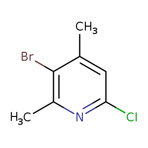 5-broMo-2-chloro-4,6-diMethylpyridine