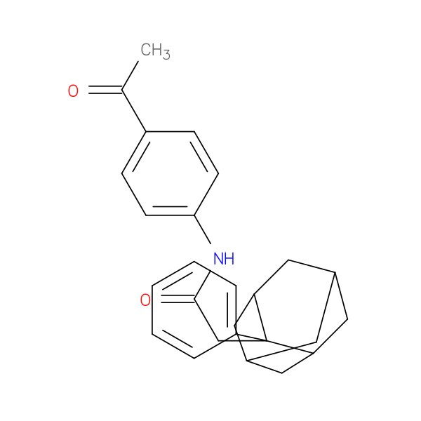 N-(4-acetylphenyl)-2-(2-phenyladamantan-2-yl)acetamide