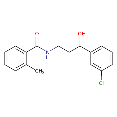 N-[3-(3-chlorophenyl)-3-hydroxypropyl]-2-methylbenzamide