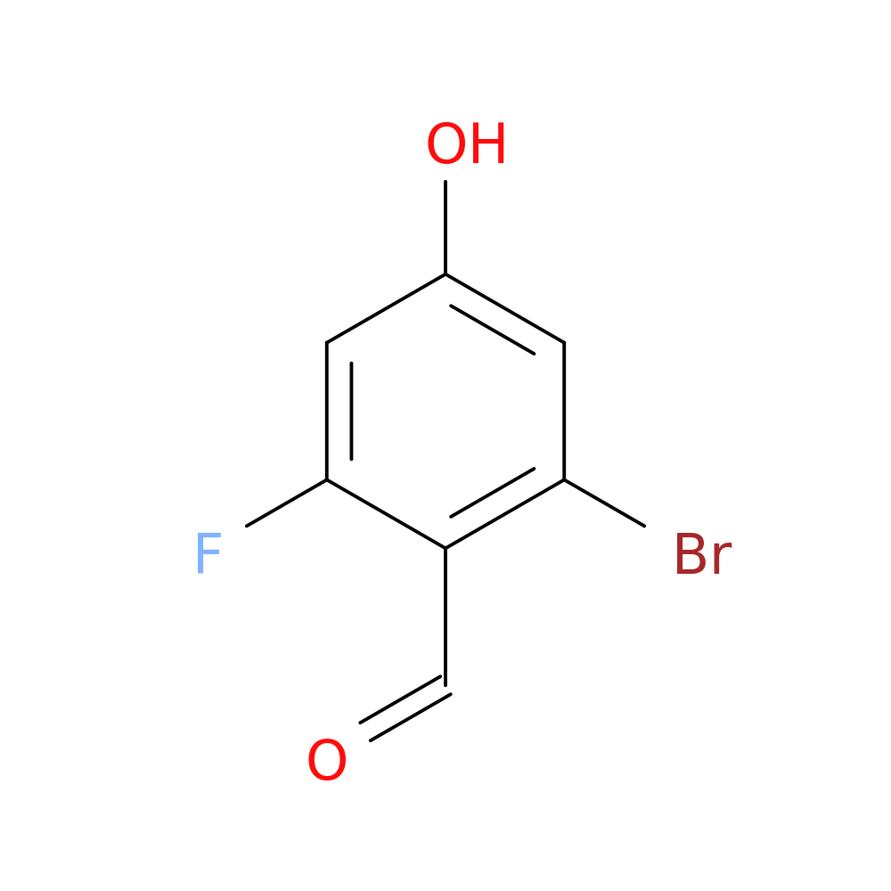 2-Bromo-6-fluoro-4-hydroxybenzaldehyde