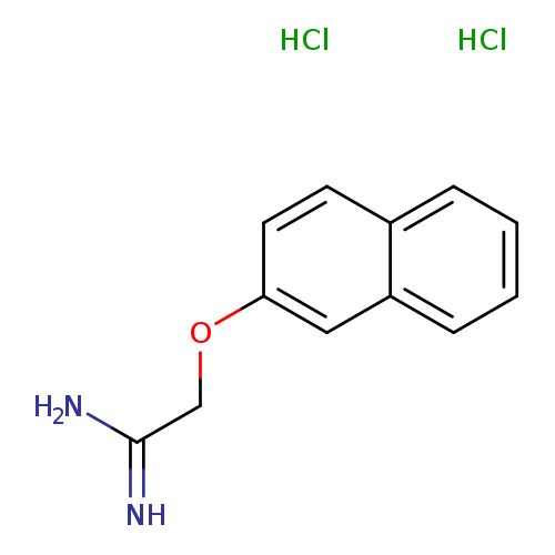 2-(naphthalen-2-yloxy)ethanimidamidedihydrochloride