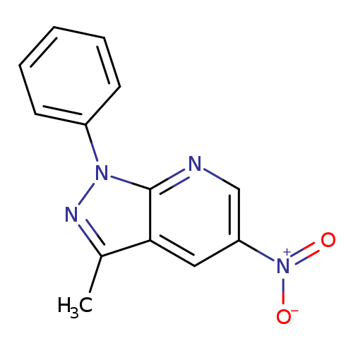 3-Methyl-5-nitro-1-phenyl-1H-pyrazolo[3,4-b]pyridine