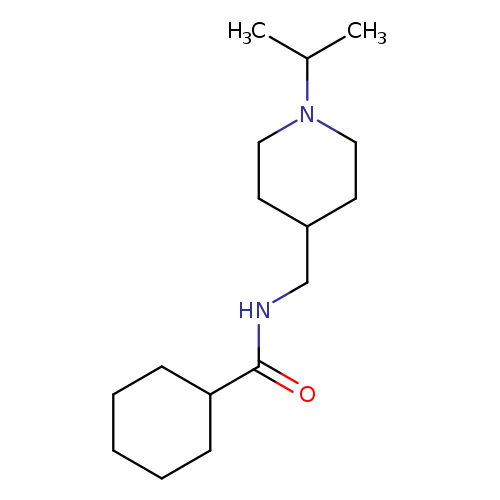 N-{[1-(propan-2-yl)piperidin-4-yl]methyl}cyclohexanecarboxamide