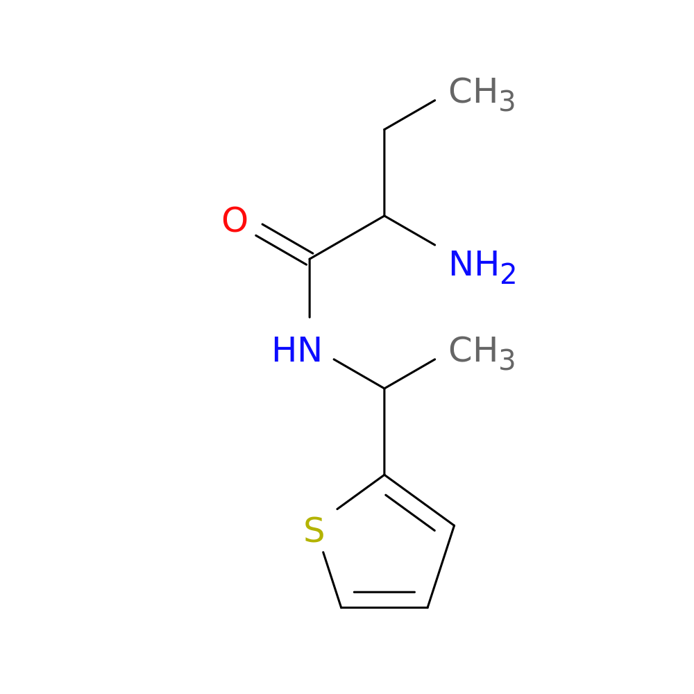 2-amino-N-[1-(thiophen-2-yl)ethyl]butanamide