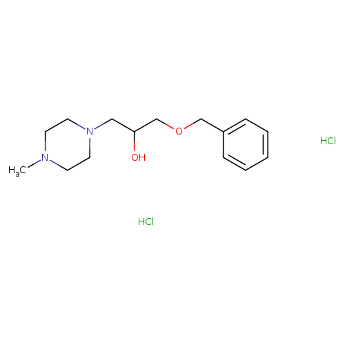 1-(benzyloxy)-3-(4-methylpiperazin-1-yl)propan-2-ol dihydrochloride