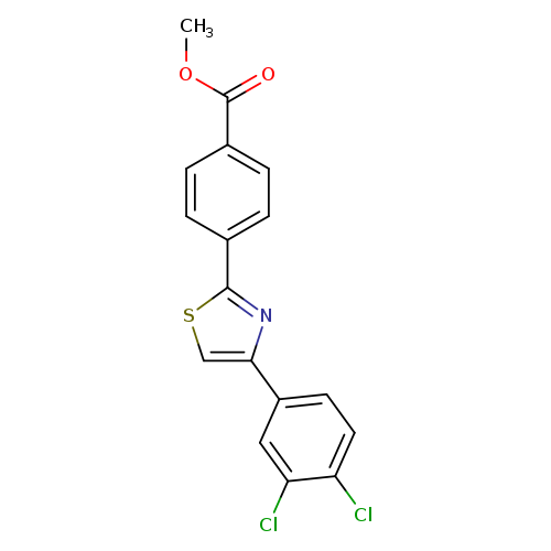 methyl 4-[4-(3,4-dichlorophenyl)-1,3-thiazol-2-yl]benzoate