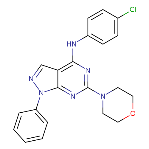 N-(4-chlorophenyl)-6-(morpholin-4-yl)-1-phenyl-1H-pyrazolo[3,4-d]pyrimidin-4-amine