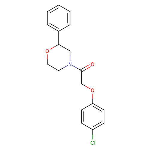 2-(4-chlorophenoxy)-1-(2-phenylmorpholin-4-yl)ethan-1-one