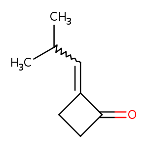 (2Z)-2-(2-methylpropylidene)cyclobutan-1-one