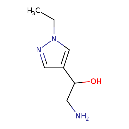 2-amino-1-(1-ethyl-1H-pyrazol-4-yl)ethan-1-ol
