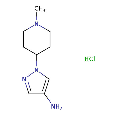 1-(1-methylpiperidin-4-yl)-1H-pyrazol-4-amine hydrochloride