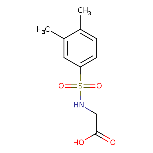 2-(3,4-dimethylbenzenesulfonamido)acetic acid