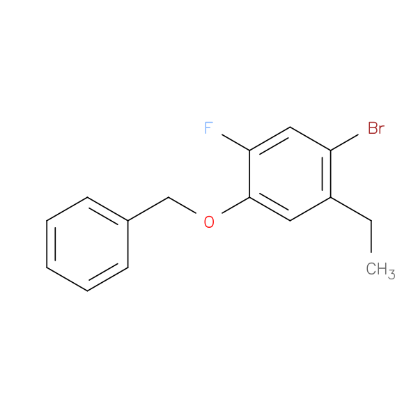 1-(Benzyloxy)-4-Bromo-5-Ethyl-2-Fluorobenzene