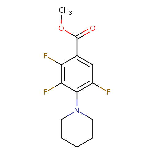 Methyl 2,3,5-trifluoro-4-piperidin-1-ylbenzoate