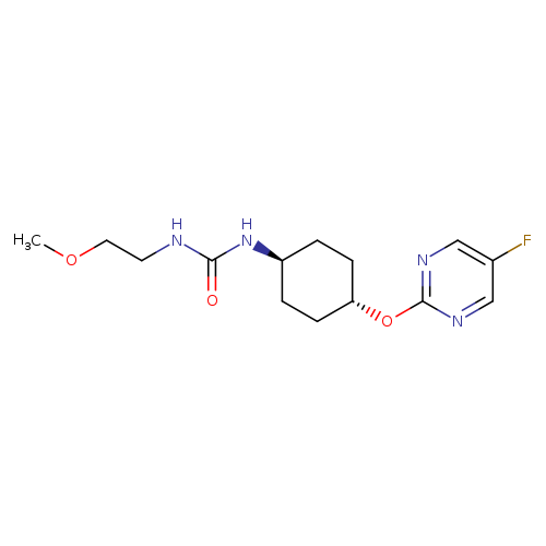 3-(2-methoxyethyl)-1-[(1r,4r)-4-[(5-fluoropyrimidin-2-yl)oxy]cyclohexyl]urea