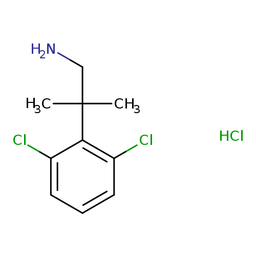 2-(2,6-dichlorophenyl)-2-methylpropan-1-amine hydrochloride