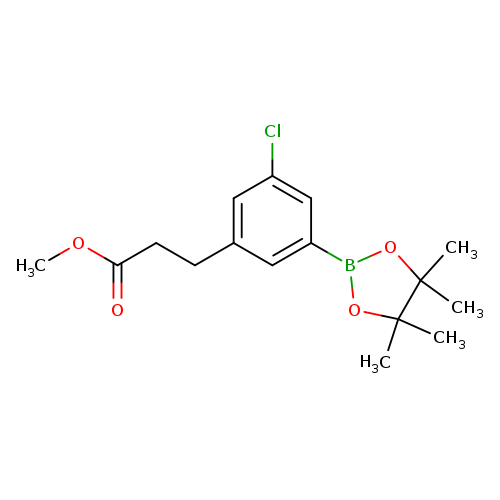 3-Chloro-5-(2-methoxycarbonylethyl)phenylboronic acid pinacol ester