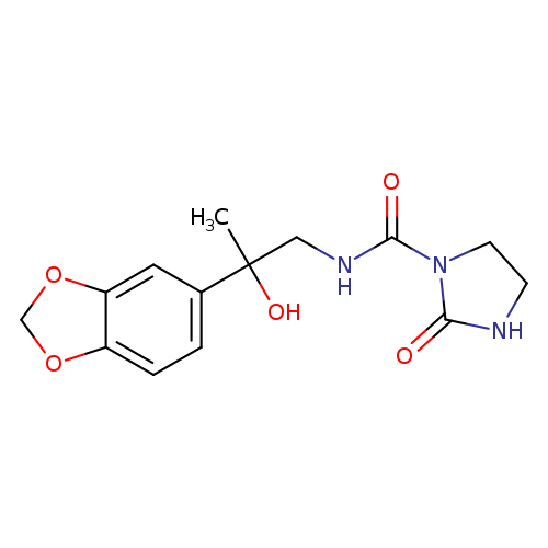 N-[2-(2H-1,3-benzodioxol-5-yl)-2-hydroxypropyl]-2-oxoimidazolidine-1-carboxamide