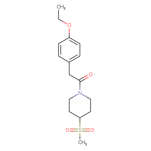 2-(4-ethoxyphenyl)-1-(4-methanesulfonylpiperidin-1-yl)ethan-1-one