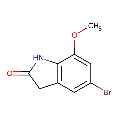 5-bromo-7-methoxy-2,3-dihydro-1H-indol-2-one