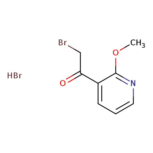 2-bromo-1-(2-methoxypyridin-3-yl)ethan-1-one hydrobromide