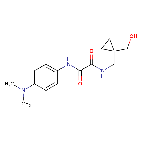 N'-[4-(dimethylamino)phenyl]-N-{[1-(hydroxymethyl)cyclopropyl]methyl}ethanediamide