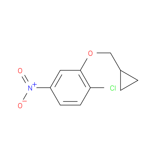 1-Chloro-2-(cyclopropylmethoxy)-4-nitrobenzene