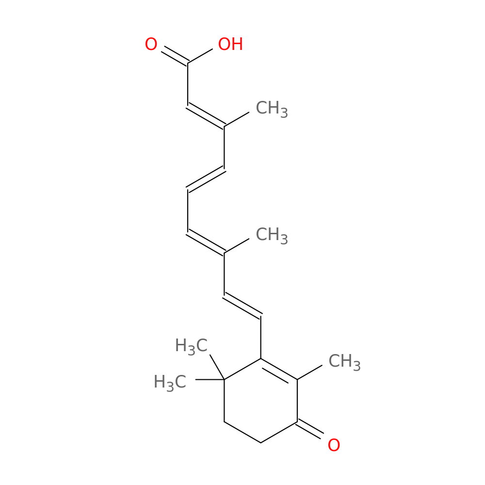 (2E,4E,6E,8E)-3,7-dimethyl-9-(2,6,6-trimethyl-3-oxo-1-cyclohexenyl)nona-2,4,6,8-tetraenoic acid
