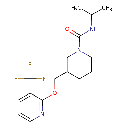 N-(propan-2-yl)-3-({[3-(trifluoromethyl)pyridin-2-yl]oxy}methyl)piperidine-1-carboxamide
