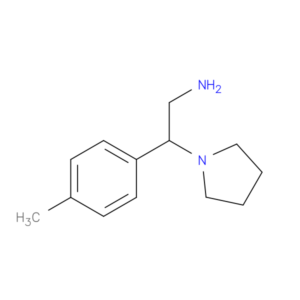 2-(4-Methylphenyl)-2-(pyrrolidin-1-yl)ethan-1-amine